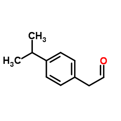 (4-Isopropylphenyl)acetaldehyde Structure