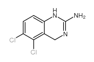 5,6-dichloro-1,4-dihydroquinazolin-2-amine Structure