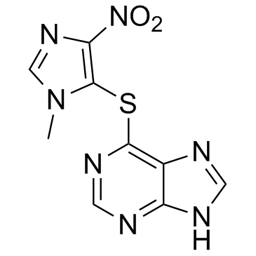 硫唑嘌呤结构式