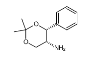 (+/-)-2,2-dimethyl-4r-phenyl-[1,3]dioxan-5c-ylamine结构式