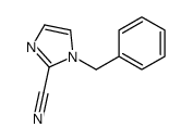 1-benzylimidazole-2-carbonitrile Structure