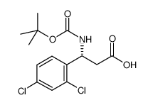 N-Boc-(R)-3-氨基-3-(2,4-二氯苯基)-丙酸图片