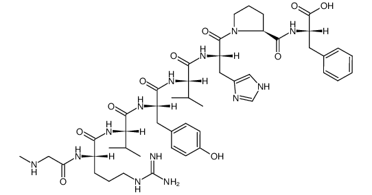 [Sar1,Val5]angiotensin II结构式