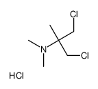 1,3-dichloro-N,N,2-trimethylpropan-2-amine,hydrochloride结构式