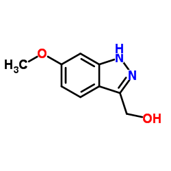 (6-Methoxy-1H-indazol-3-yl)methanol结构式