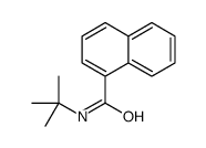N-tert-butylnaphthalene-1-carboxamide结构式
