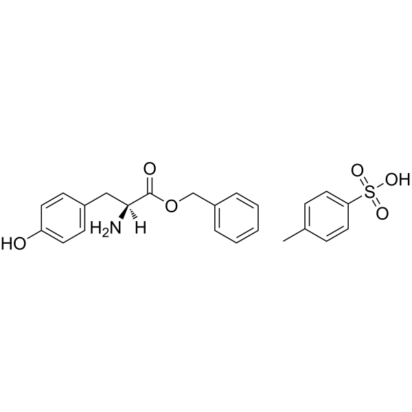 L-酪氨酸苄酯对甲苯磺酸盐结构式