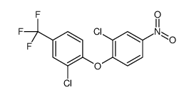 2-chloro-1-(2-chloro-4-nitrophenoxy)-4-(trifluoromethyl)benzene结构式