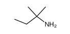 2-methylbutan-2-amine, hydrogen salt结构式