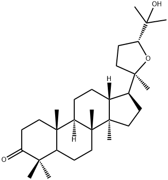 (20R,24R)-20,24-Epoxy-25-hydroxy-5α-dammaran-3-one结构式