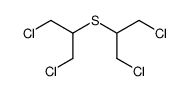 bis-(2-chloro-1-chloromethyl-ethyl)-sulfane结构式