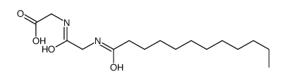 2-[[2-(dodecanoylamino)acetyl]amino]acetic acid Structure