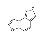 (9ci)-1H-呋喃并[2,3-g]吲唑结构式
