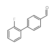 2'-氟-[1,1'-联苯]-4-甲醛结构式