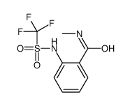 N-methyl-2-(trifluoromethylsulfonylamino)benzamide Structure