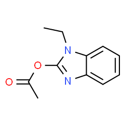 1H-Benzimidazol-2-ol,1-ethyl-,acetate(ester)(9CI)结构式