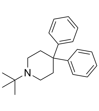 1-tert-butyl-4,4-diphenylpiperidine Structure