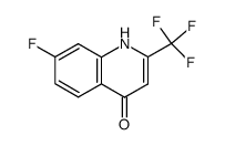 7-fluoro-2-(trifluoromethyl)quinolin-4(1H)-one Structure