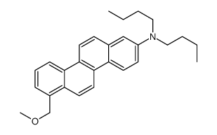 N,N-dibutyl-7-(methoxymethyl)chrysen-2-amine Structure