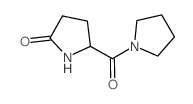 (9CI)-1-[(5-氧代-2-吡咯烷)羰基]-吡咯烷结构式