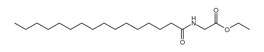N-palmitoyl-glycine ethyl ester结构式