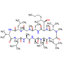 Dihydro Cyclosporin A Structure