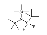 N-[tert-butyl(difluoro)silyl]-2-methyl-N-trimethylsilylpropan-2-amine结构式