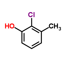 2-氯-3-甲基苯酚结构式