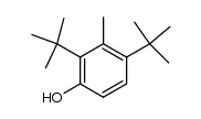 2,4-di-t-butyl-3-methyl phenol Structure