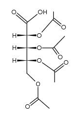 tetra-O-acetyl-D-ribonic acid Structure