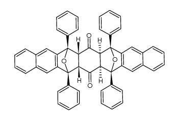 6,8,15,17-tetraphenyl-6,17:8,15-dioxido-6,6a,7,7a,8,15,15a,16,16a,17-decahydro-7,16-heptacene quinone Structure