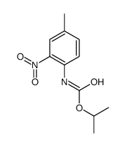 propan-2-yl N-(4-methyl-2-nitrophenyl)carbamate Structure