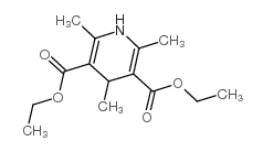 Diethyl 1,4-dihydro-2,4,6-trimethyl-3,5-pyridinedicarboxylate Structure
