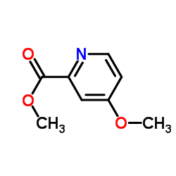 4-甲酰基吡啶-2-羧酸甲酯结构式