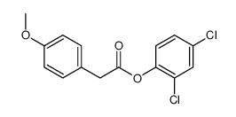 (2,4-dichlorophenyl) 2-(4-methoxyphenyl)acetate结构式
