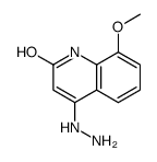 4-hydrazinyl-8-methoxy-1H-quinolin-2-one Structure