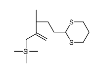 [(3S)-5-(1,3-dithian-2-yl)-3-methyl-2-methylidenepentyl]-trimethylsilane结构式