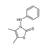 3-anilino-4,5-dimethylthiazole-2-thione Structure