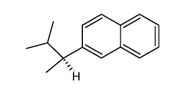 (S)(+)-3-Methyl-2-(2-naphthyl)-butan Structure