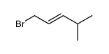 1-bromo-4-methylpent-2-ene结构式
