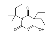 5,5-Diethyl-1-(1,1-dimethylpropyl)barbituric acid结构式