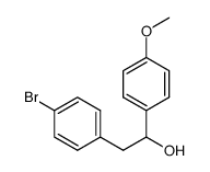 2-(4-bromophenyl)-1-(4-methoxyphenyl)ethan-1-ol结构式