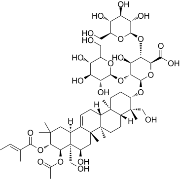 七叶皂苷结构式