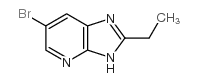 6-溴-2-乙基-3H-咪唑并[4,5-b]吡啶结构式