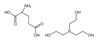 l-Glutamic acid, N-coco acyl derivs., compds. with triethanolamine (1:1) structure