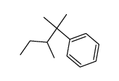 (1,1,2-trimethyl-butyl)-benzene结构式