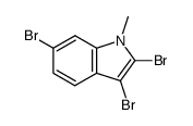 2,3,6-tribromo-1-methyl-1H-indole结构式