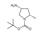 酸-1-吡咯烷-1,4-氨基-2-甲基-1,1,1-二甲基乙基酯,(2S,4R)-结构式