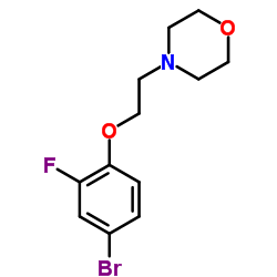 4-(2-(4-溴-2-氟苯氧基)乙基)吗啉图片