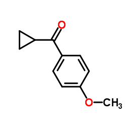 4-甲氧基苯基环丙基甲酮结构式